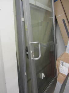 lot 30 image: Commercial door, full 1 glass, exi...