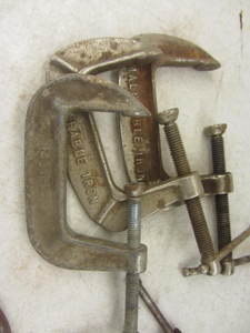 lot 98 image: C-clamps two 4, four 3, three 2...