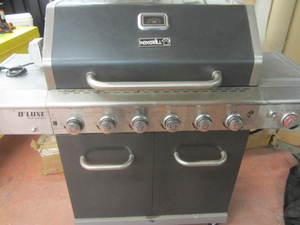 lot 100 image: Nex grill, gas BBQ 4-burner with Se...