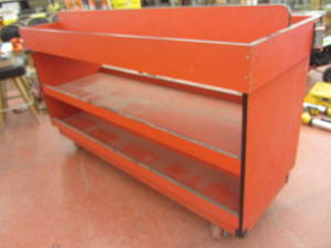 lot 110 image: Parts  roller cart, 72Lx24.5Wx43...