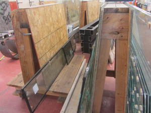 lot 116 image: Material handling carts, two A-fram...