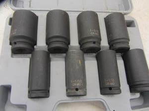 lot 122 image: Klutch 34 drive impact sockets 1...