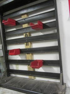 lot 150 image: Bin Rack, 37Wx11D at base, 45H...