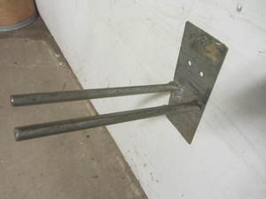 lot 153 image: Wall brackets, 8 piece...