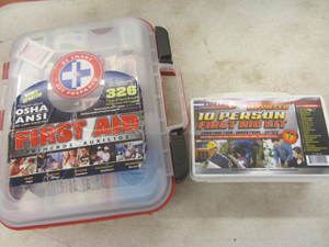 lot 88 image: First Aid kits...