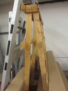 lot 172 image: A-frame material cart on wheels, 72...