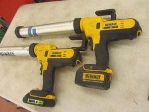 lot 202 image: DeWalt cordless adhesive guns (2) w...