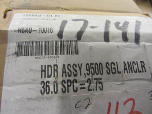 lot 213 image: Header assembly, LCN...