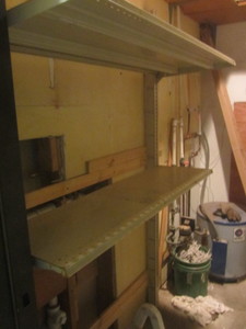 lot 229 image: Lozier wall shelving standards - f...