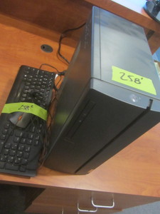 lot 258 image: Lenovo desk top computer with keybo...