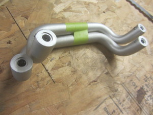 lot 277 image: Brushed aluminum offset pull handle...