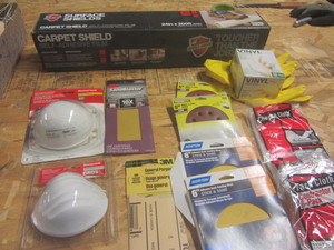 lot 300 image: Carpet Shield, N95 and dust masks, ...