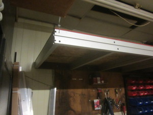 lot 301 image: Suspended shelf, aluminum frame 10f...