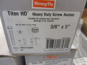lot 310 image: Heavy Duty screw anchors with Hilti...