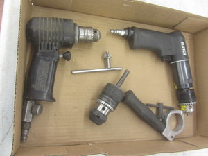 lot 337 image: Klutch 12 air drill, extra chuck,...