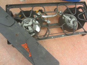 lot 352 image: Camp Chef portable gas two burner s...