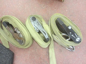 lot 364 image: Ratchet straps, qty 3...