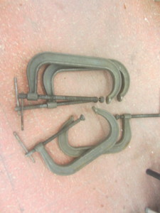 lot 365 image: Wilton C-clamps, 410 & 412...
