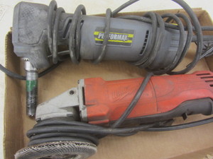 lot 367 image: Milwaukee 4-12 grinder  sander, ...