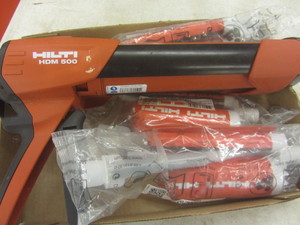 lot 368 image: Hilti epoxy dispenser HDM500 with t...