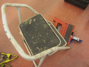 lot 370 image: Folding stool, Samsonite folding st...