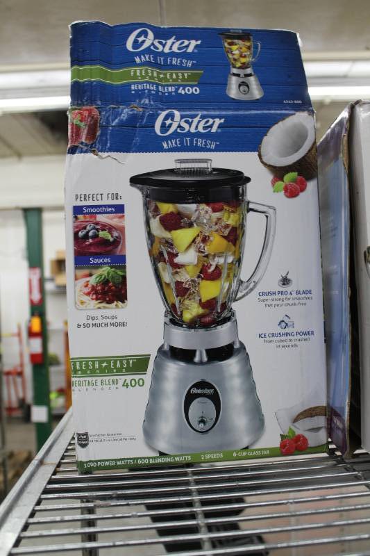 Oster Fresh Easy Series 12 Speed Blender With 6 Cup Glass Jar