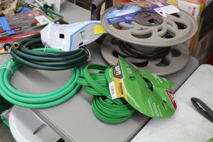 Suncast Sidetracker Garden Hose Reel, 50 Irrigation Hose, Light Duty Garden Hoses