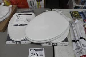 Lot of (3) Mayfair Enameled Wood Elongated Toilet Seats