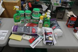 Ready Strip PaintVarnish Removers, Plastic Sheeting Rolls, Rollers, Brushes, Paint Trays, Vintage Wood Cerusing Wax, Misc. Paint Supplies