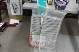 National Hardware Sliding Grip Clamp Organizer (x2), PrimeLine Grille For Screen Door, Lido Extend&Lock Multi-Use Rod