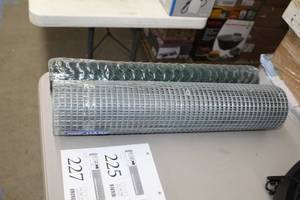 Lot of (2) Wire Mesh 24x25 Rolls