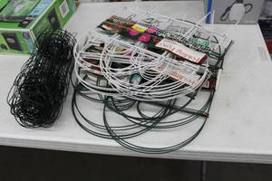 Lot of (7) Landscape Wire Fencing, Folding Fencing