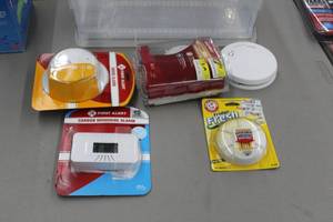 Lot of (Approximately 5) First Alert Smoke Alarms, First Alert Carbon Monoxide Detectors, Arm&Hammer Fridge Fresh