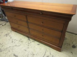 lot 321 image: SOLID WOOD DRESSER, CRAFTED IN FRANCE