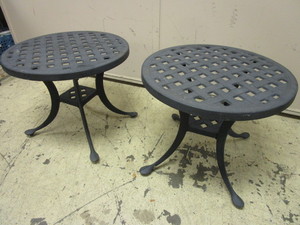 lot 335 image: PATIO END TABLES