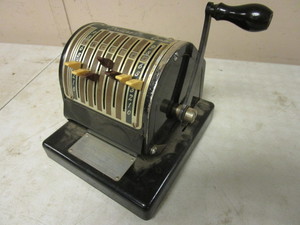 lot 348 image: VINTAGE PAYMASTER CHECK WRITER AND PROTECTOR
