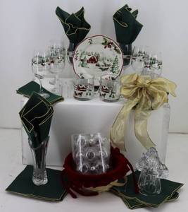 Christmas Glasses, Cups & Napkins