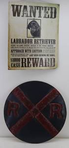 Metal RR & Lab Signs