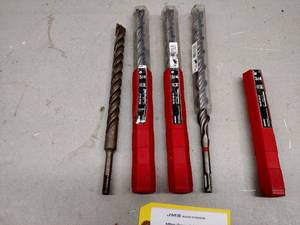 (4) Hammer Drill Bits...