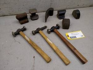 Assorted Body Work Hammers & Anvils...