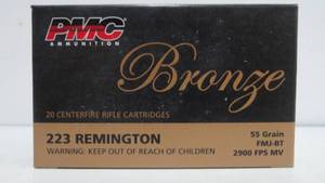 lot 16 image: Remington 223 Bronze 55 Grain