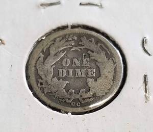 1876-CC CARSON CITY SEATED LIBERTY DIME