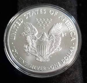 2020 AMERICAN SILVER EAGLE 1 TROY OZ. .999 FINE SILVER IN AIRTITE