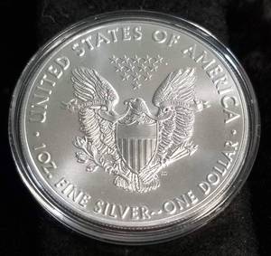 2020 AMERICAN SILVER EAGLE 1 TROY OZ. .999 FINE SILVER IN AIRTITE
