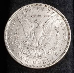 1881-O MORGAN SILVER DOLLAR XF
