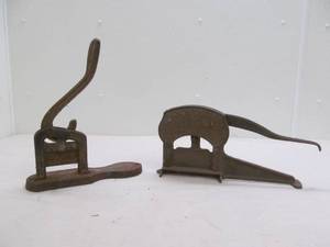 Antique tabaco cutters
