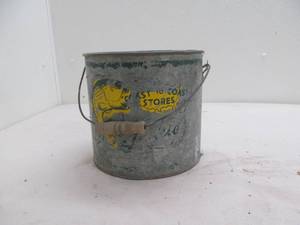 Vintage galvanized bucket