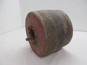 Vintage tractor belt pulley