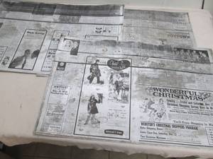 Vintage offset press plates