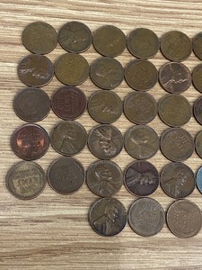 Lot Of (50) Assorted Wheat Cents